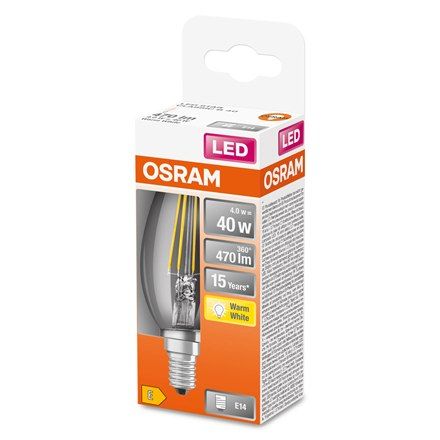 Żarówka Osram Parathom Classic Filament 40 non-dim 4W/827 E14 Osram |