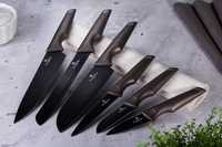 Zestaw noży kuchennych komplet nieprzywierające 6 szt. noże nóż szefa
