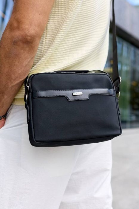 poręczna torba męska z poliestru - rovicky