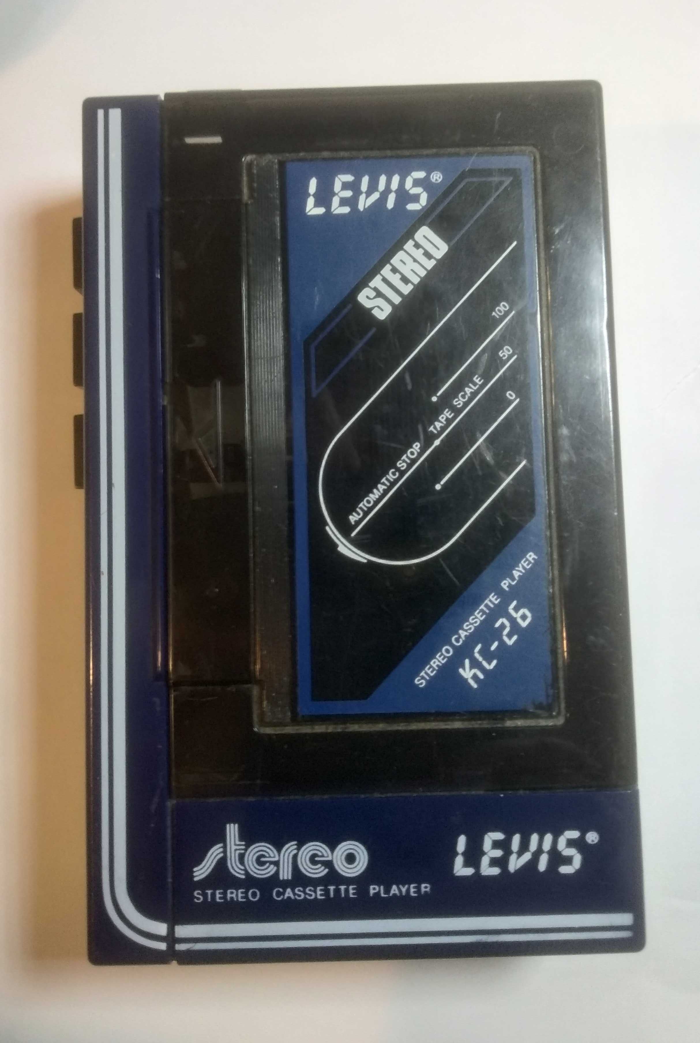 Кассетный плеер Levis, из 80-х