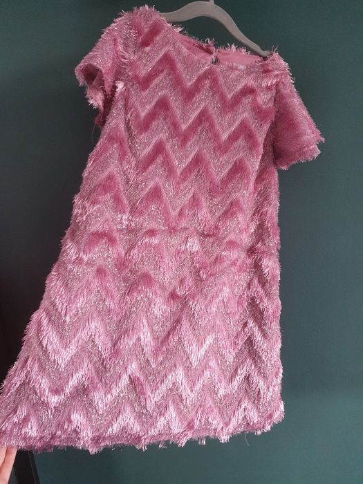 Różowa sukienka dla dziewczynki 128 little kids