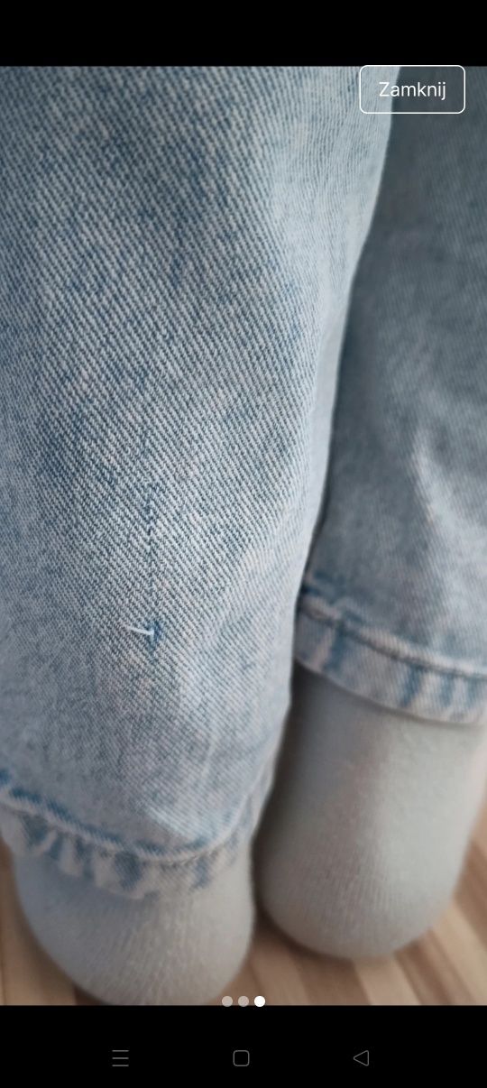 Spodnie jeansowe damskie Sinsay  "DENIM" rozmiar 38