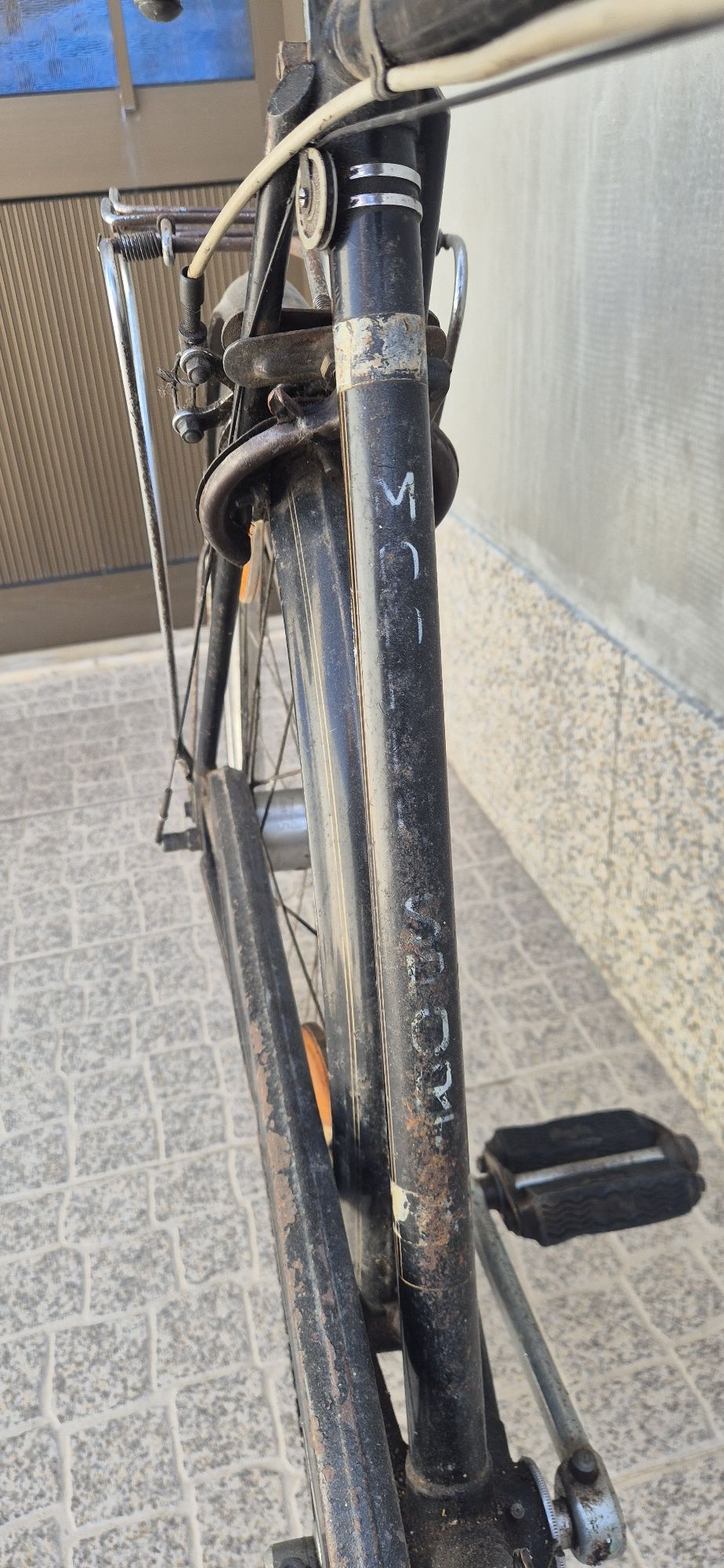 Bicicleta antiga desportiva