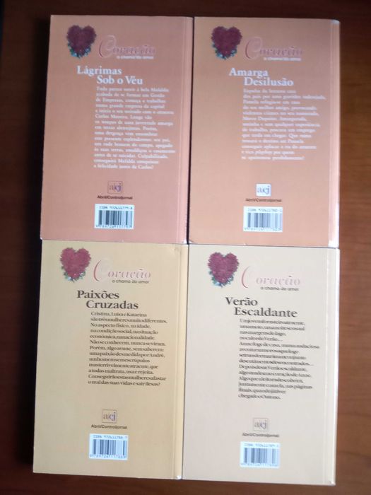 6 romances numerados que saíram na revista telenovelas no ano 2001