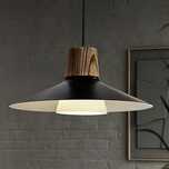 Ouglres Lampa wiszącaDuża lampa wisząca z abażurem w stylu vintage