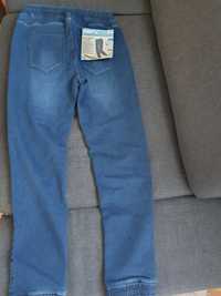 Spodnie joggers jeans rozm. 170