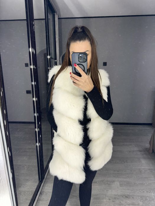 Жилетка меховая натуральная