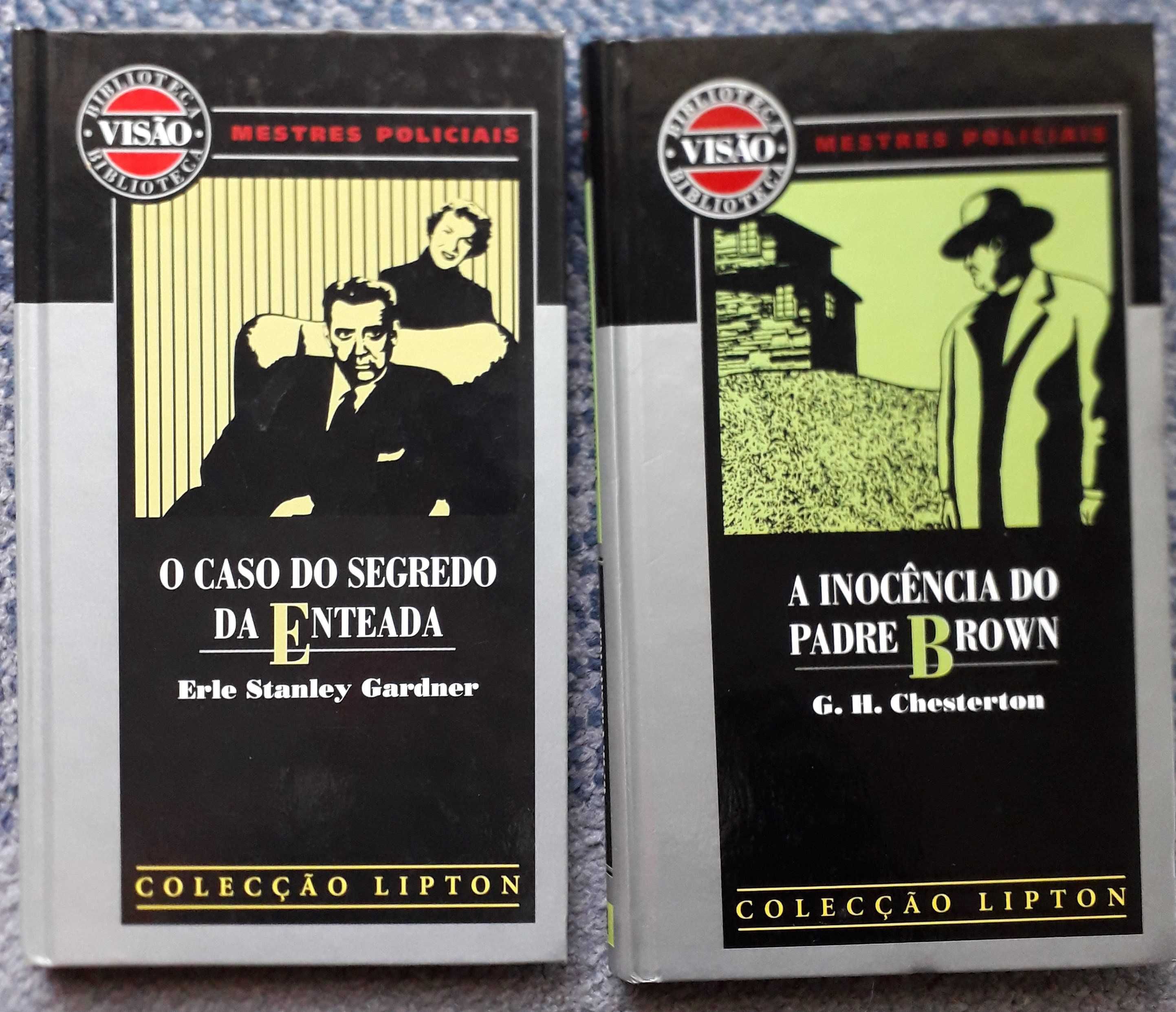 Livros Coleção Lipton - mestres policiais