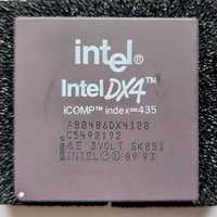 Procesor Intel 486 DX retro komputer