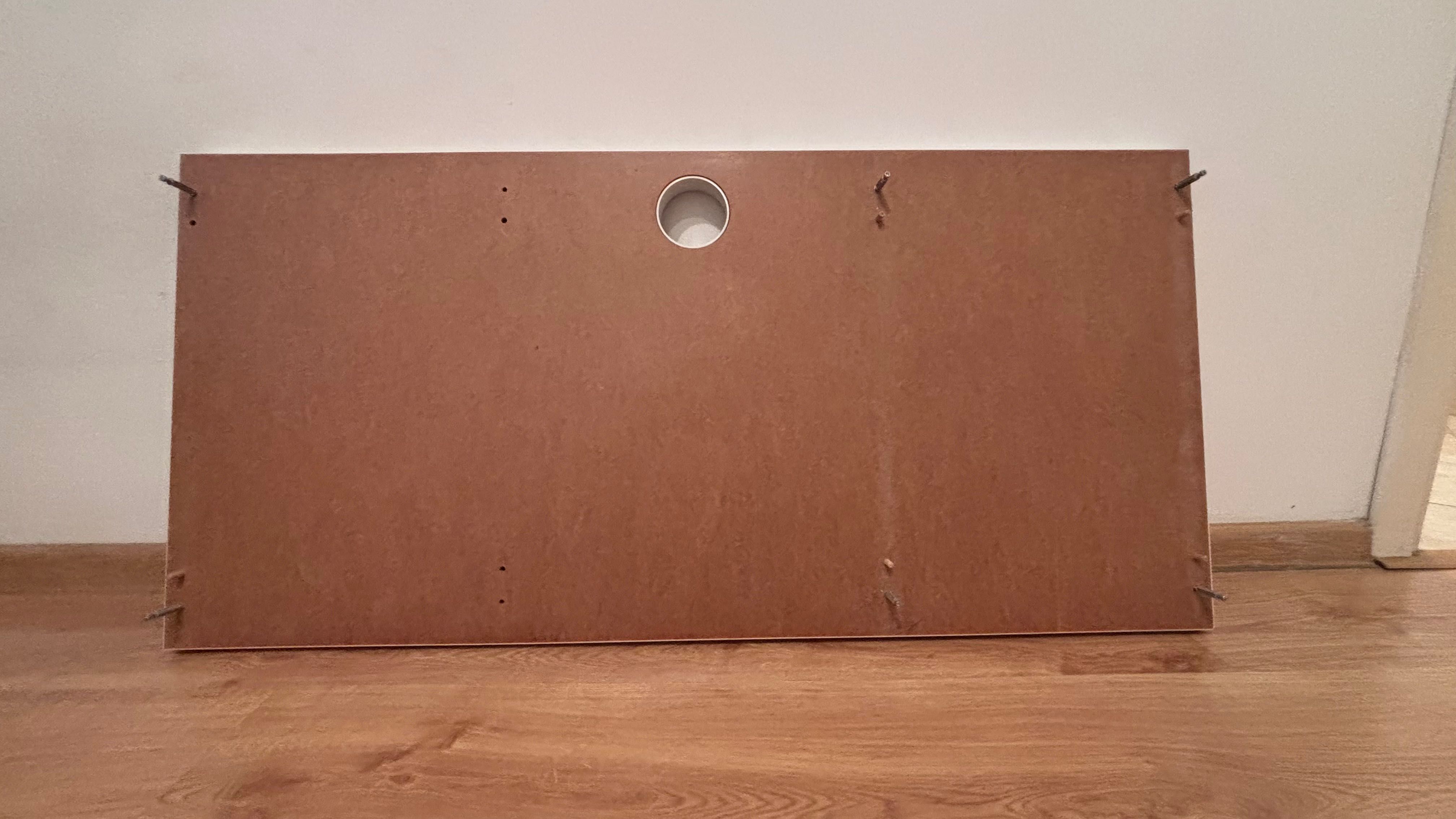 Używany biały blat IKEA – 105x50 cm