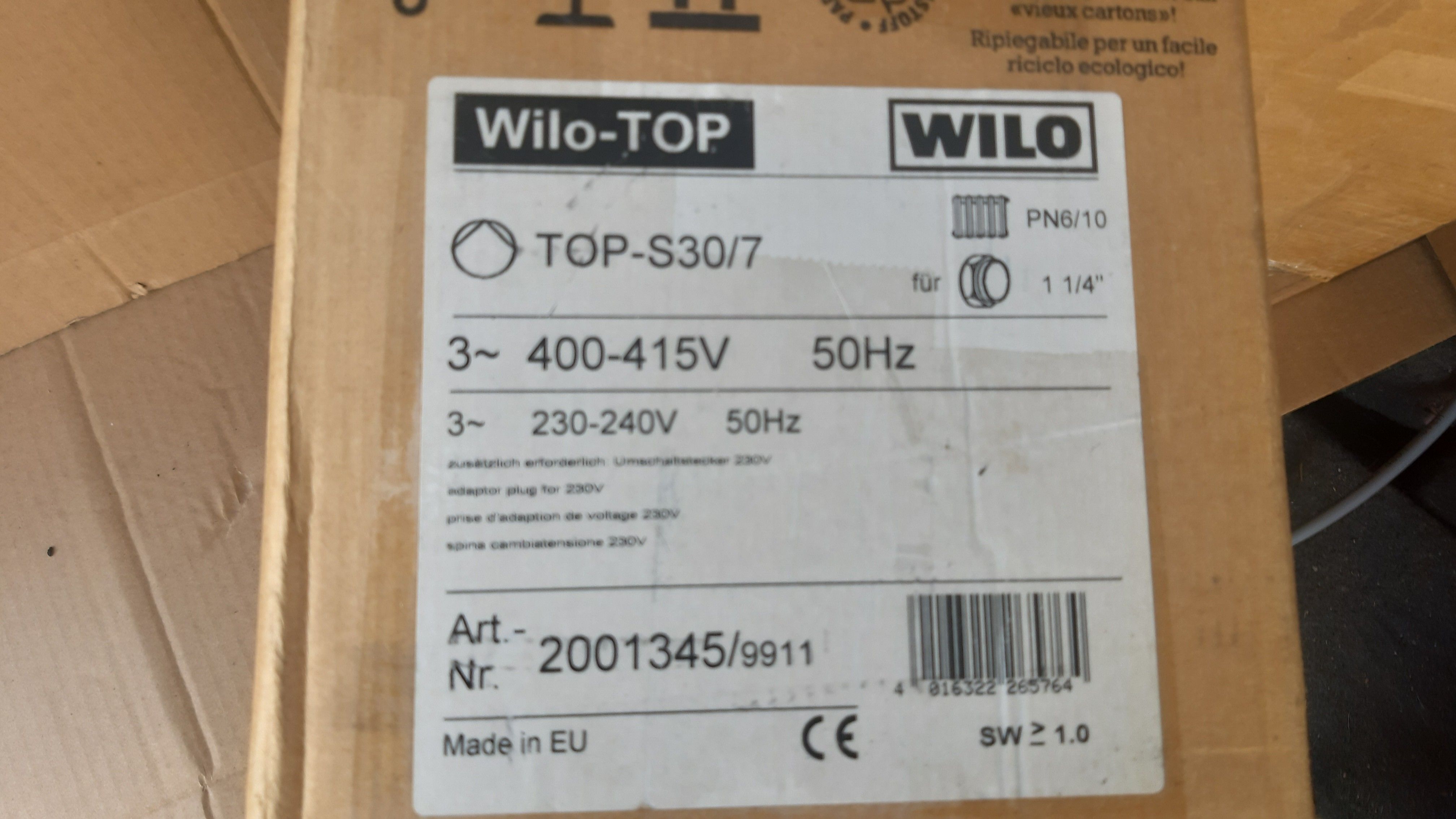 Pompa Wilo top-s 30/7 3~400V