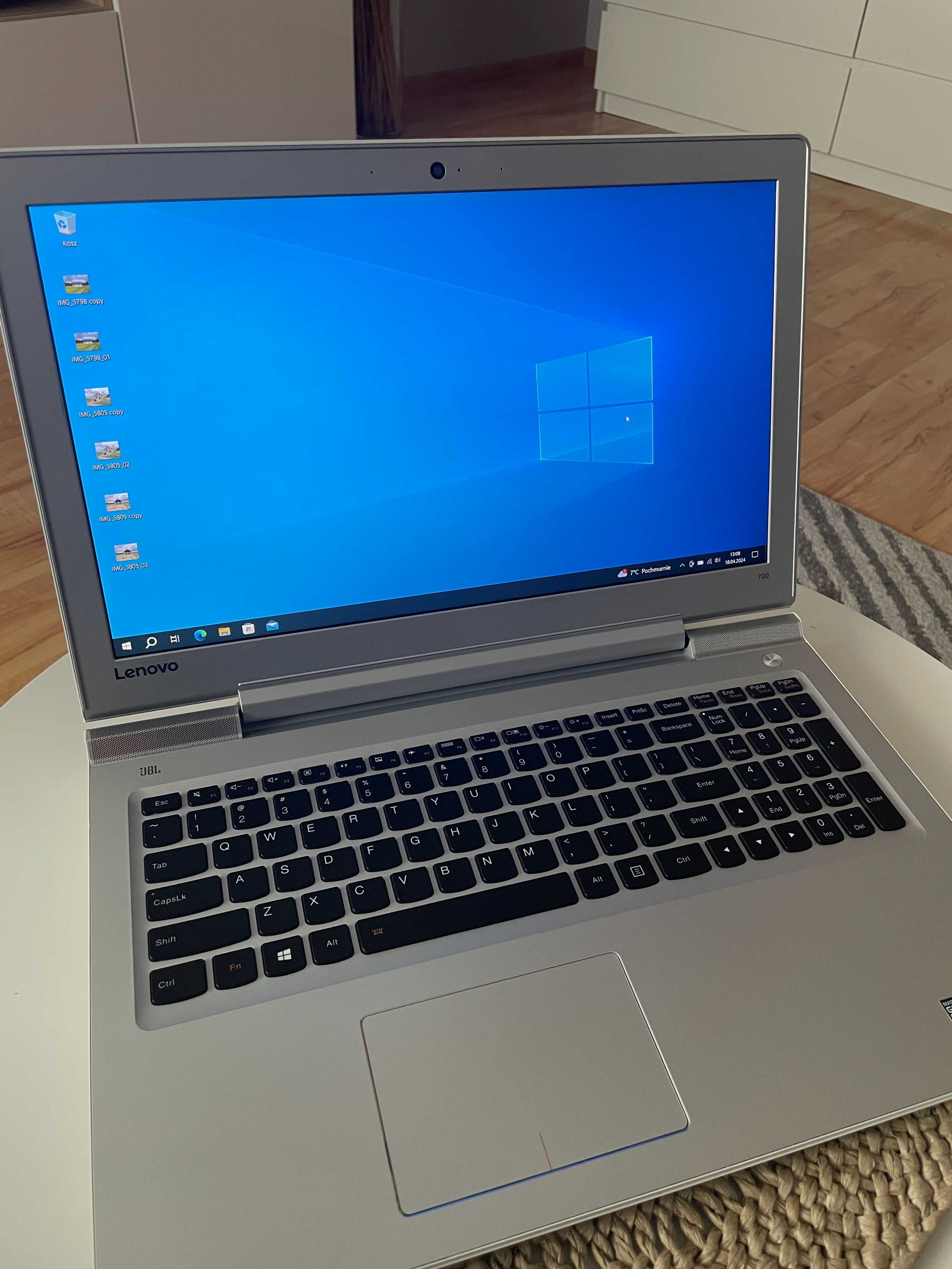 Laptop gamingowy Lenovo IdeaPad 700 15ISK i7, 16GB, SSD + HDD, Geforce