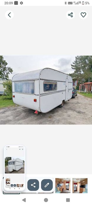 Parking, pole kemping, kamper