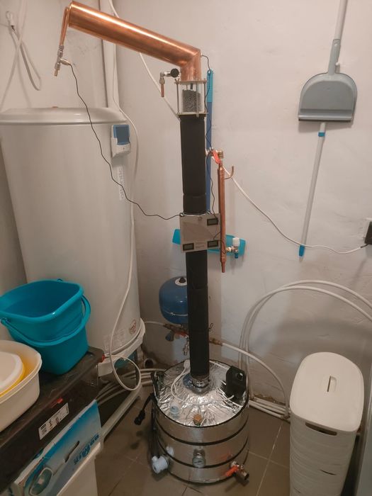 Destylator przeźroczyste złoto