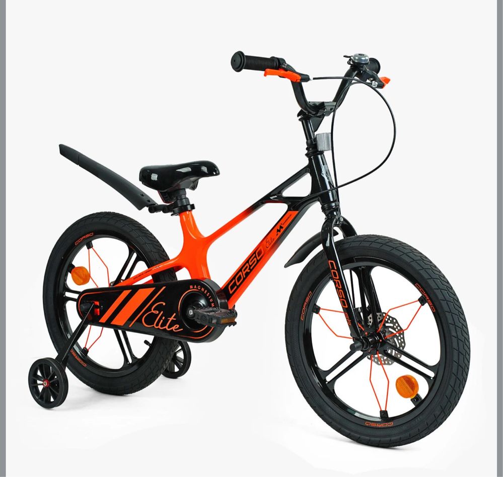 Велосипед 18" дюймів 2-х колісний Corso «Elite»,Є ЩЕ:12ʼʼ,14ʼʼ,16ʼʼ,20