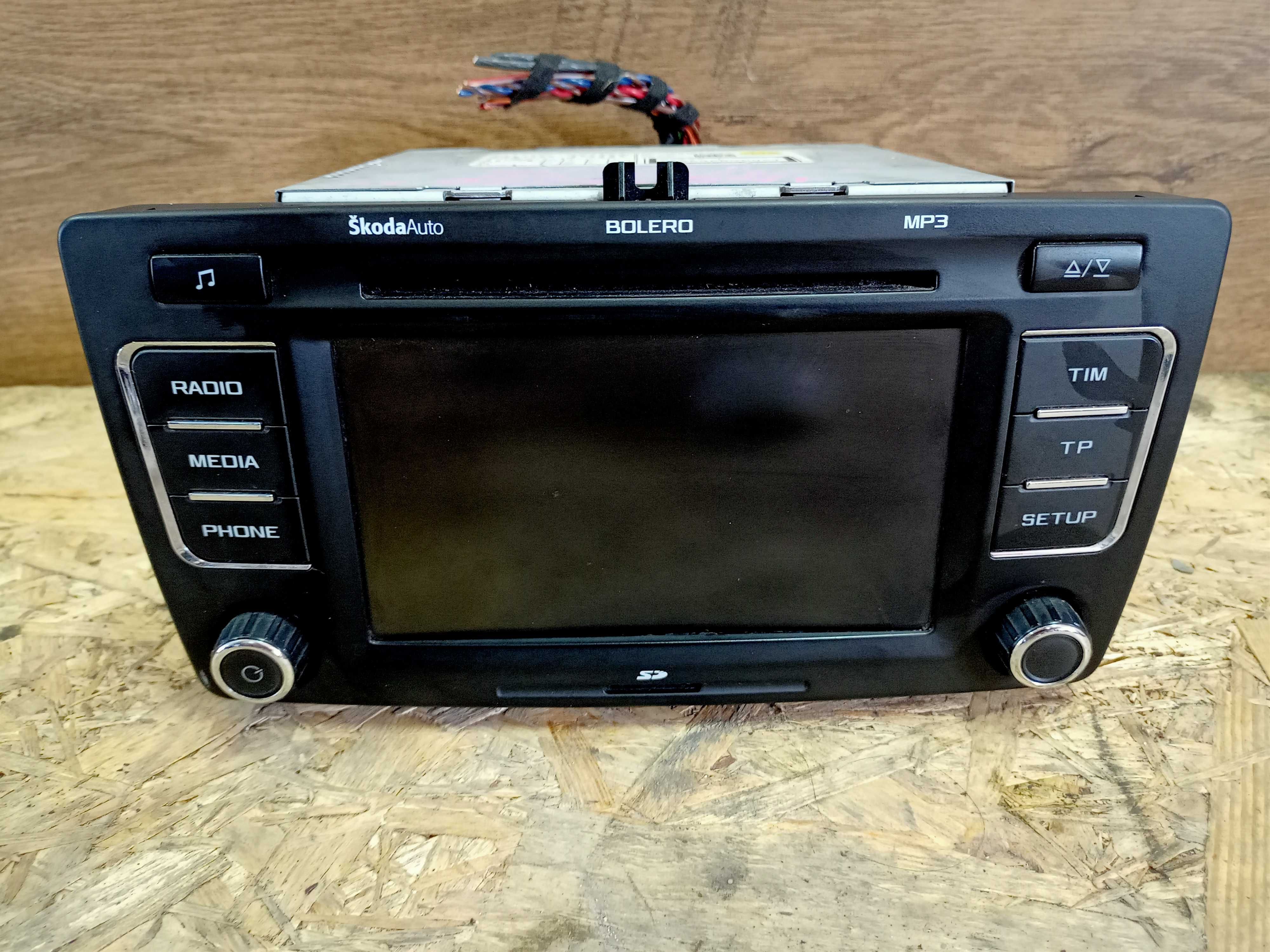 Skoda Octavia 2 Superb 2 II radio nawigacja oryginał Bolero