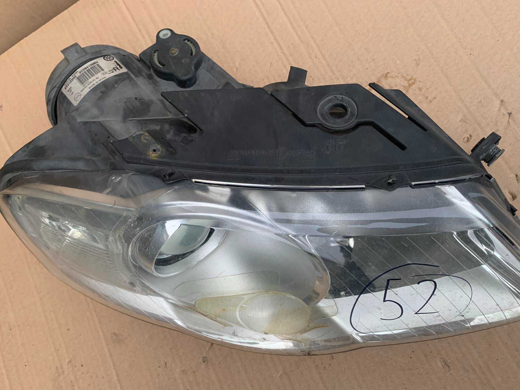 lampa prawy przód prawa przednia vw volkswagen passat b6 eu