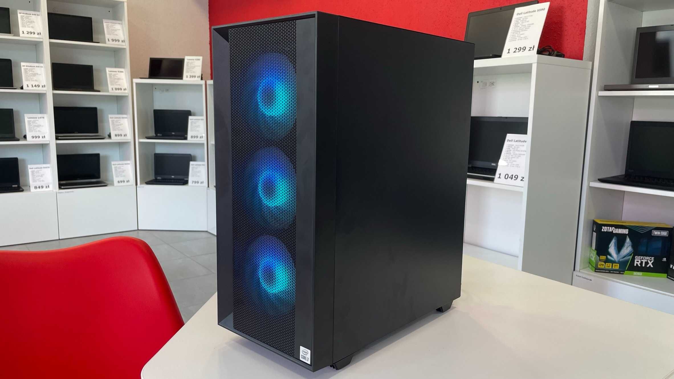 Nowy Komputer Gamingowy i5-14400f 32GB 2TB SSD M.2 RTX 5060 Win11 RATY