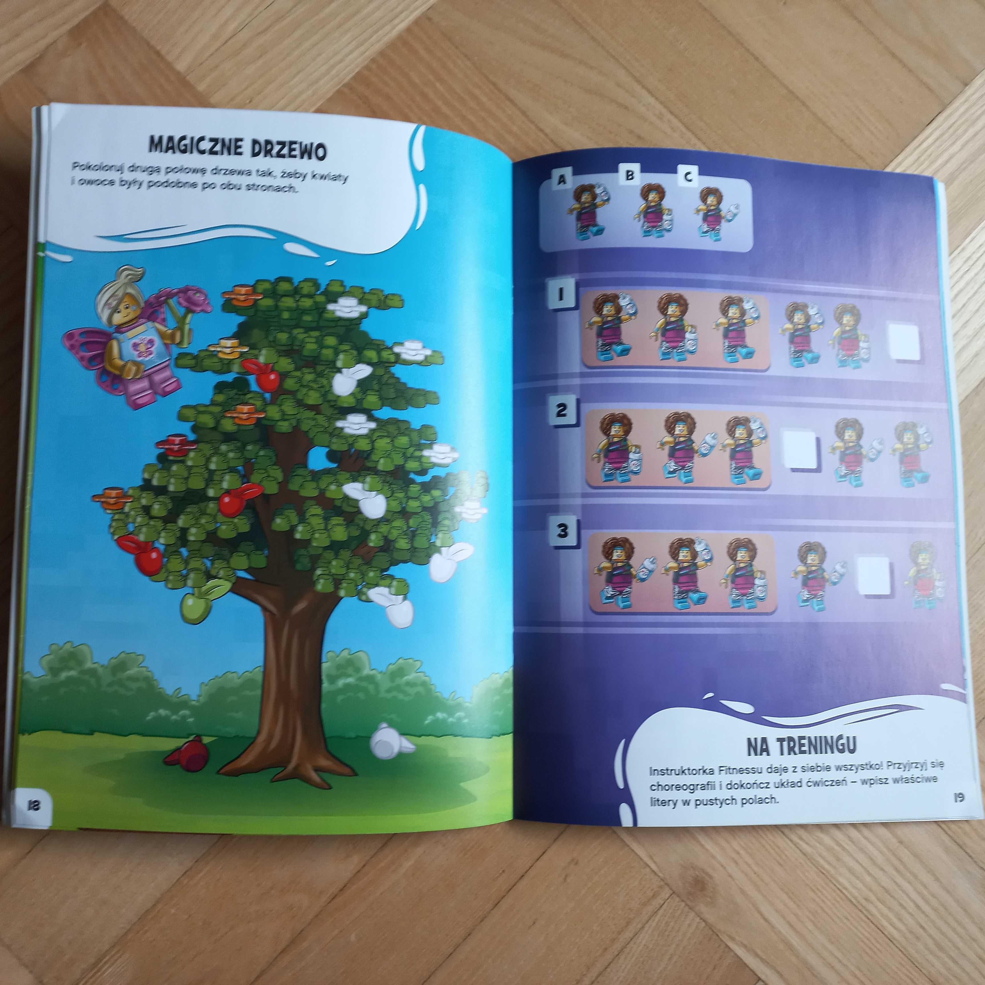 LEGO dwie gazetki z figurkami i  klockami * nowe