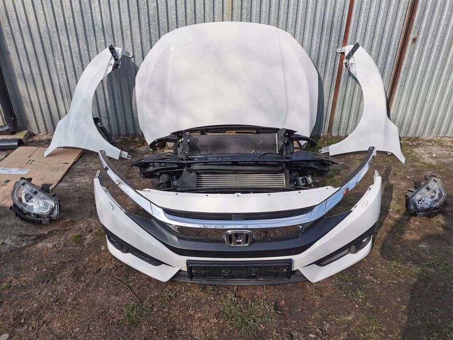 Honda Civic X 10 2016-2023 Бампер Капот Крыло Фара комплект. РАЗБОРКА