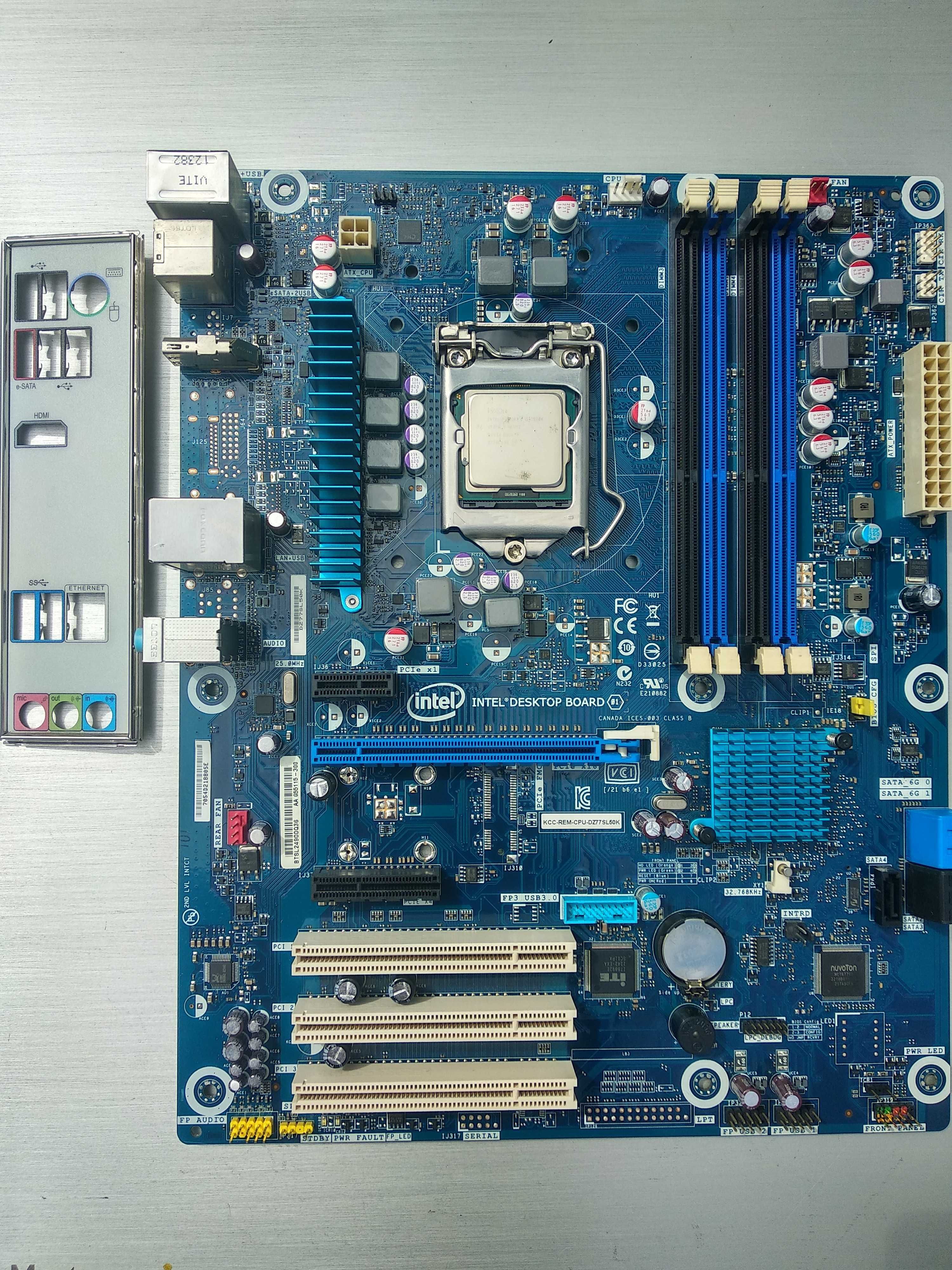 Intel DZ77SL + Intel i5-3570K 3,4GHz (Socket 1155) Гарантия 1 год