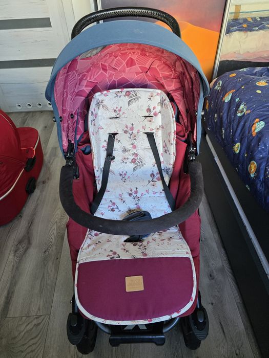 Wózek xlander xa kolor granatowo bordowy