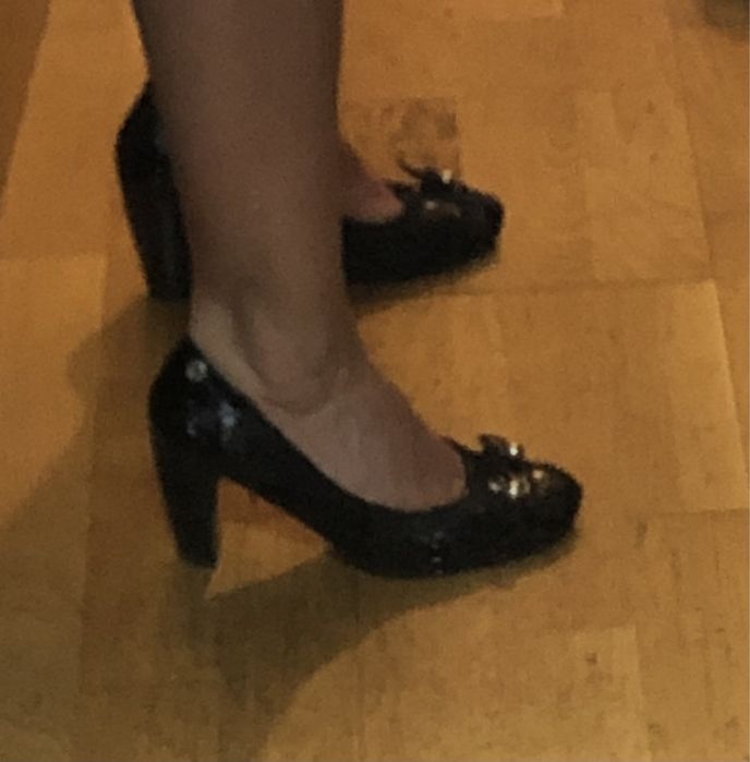 Sapatos senhora prof n35