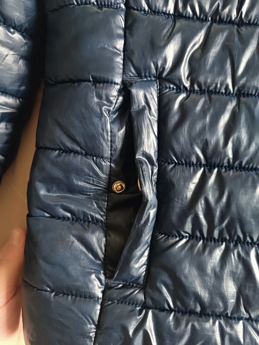 Дута куртка осіння жіноча синя розмір S