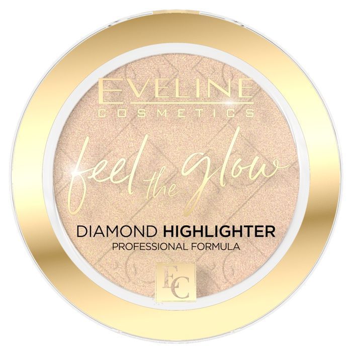 Eveline Cosmetics Feel the Glow rozświetlacz w kamieniu 01 Sparkle 4.2