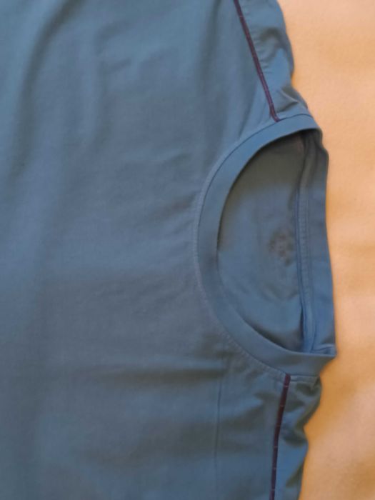 T-shirt męski koszulka męska z krótkim rękawem niebieska XL Atlantic