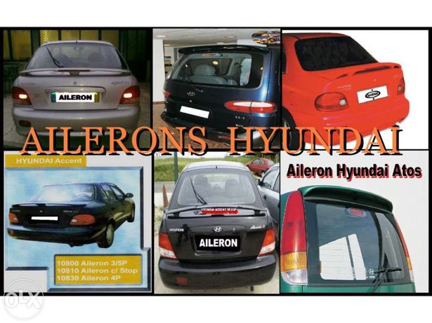 AIlerons/Soilers Hyundai (Varios modelos)