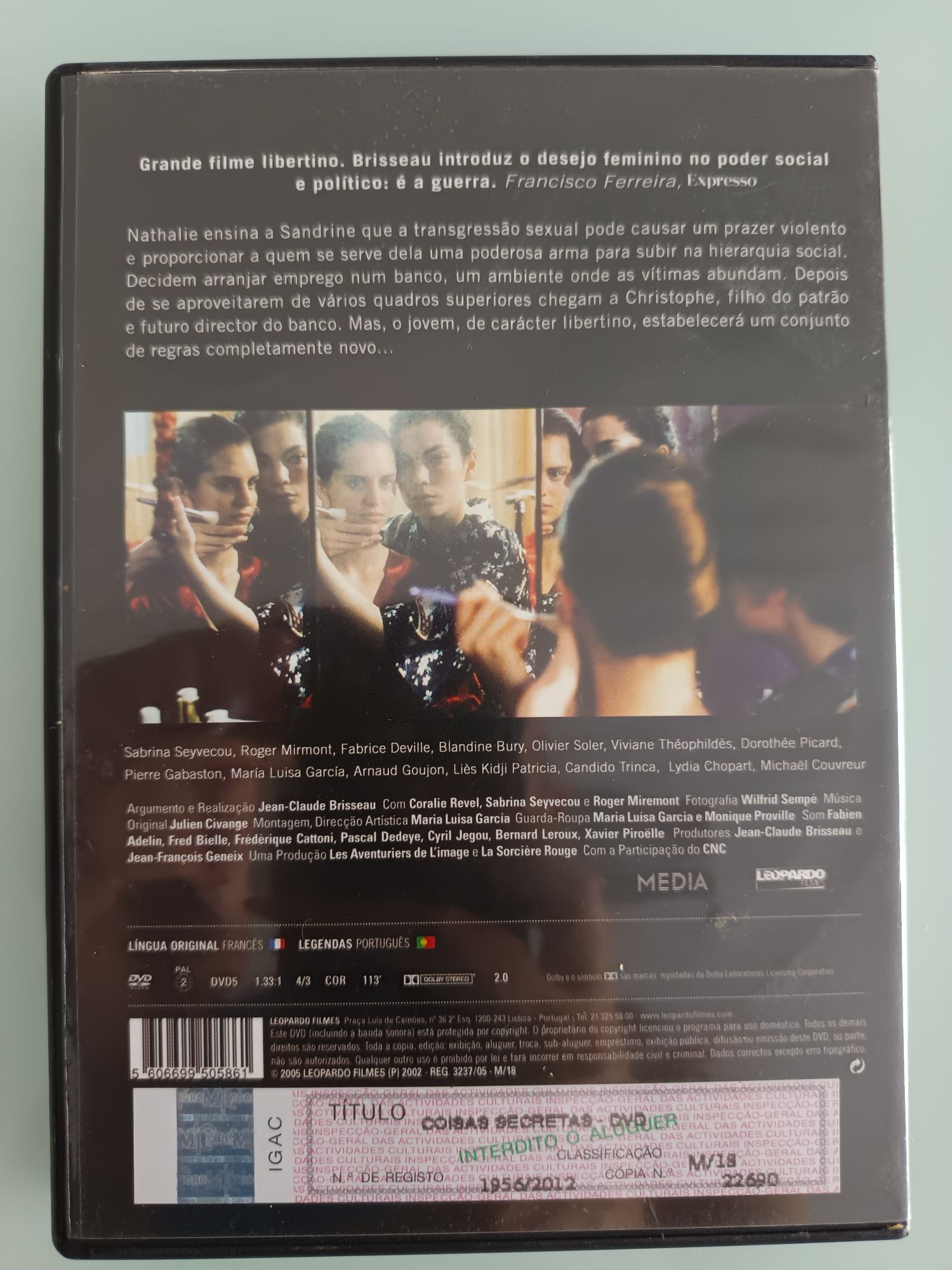 DVD coisas secretas