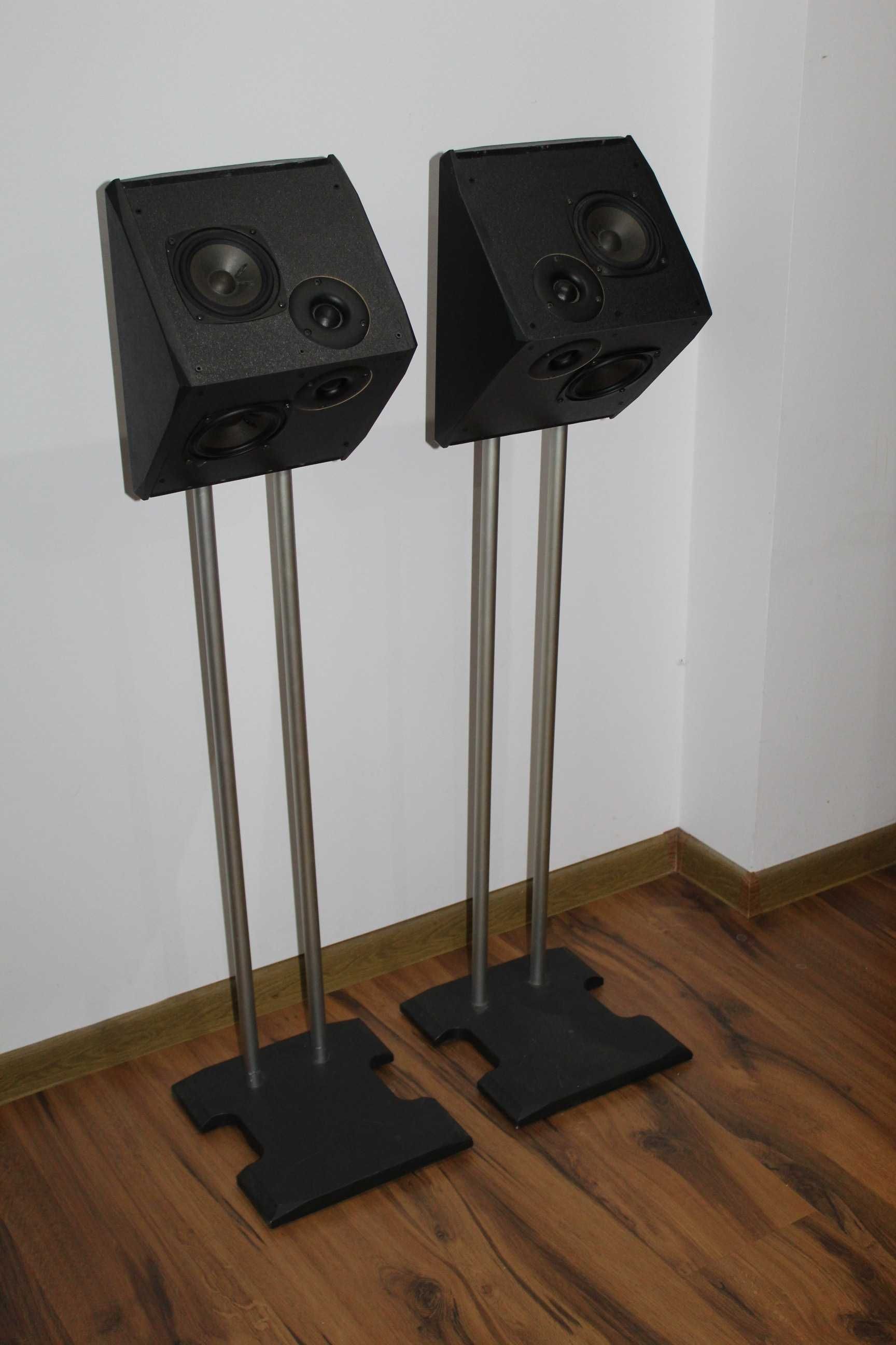 SYRINCS Kolumny głośniki monitory na stojakach 4 way speaker Wysyłka