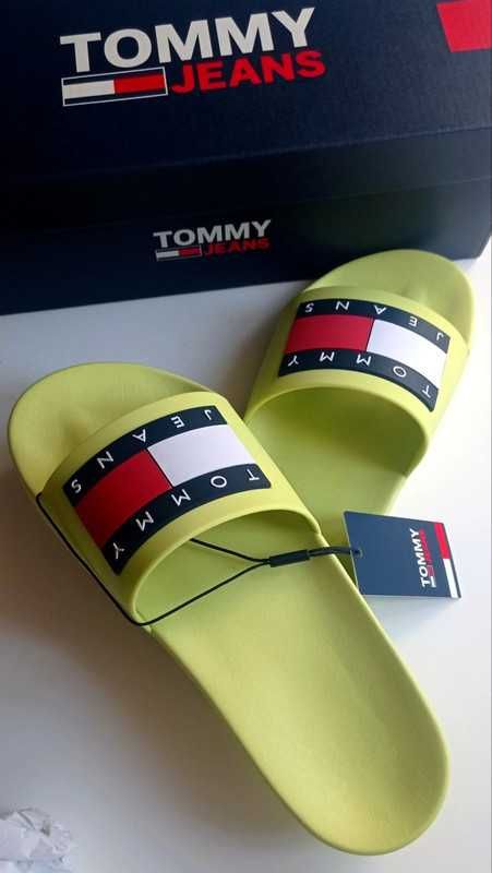 Damskie klapki Tommy Hilfiger rozmiar 40