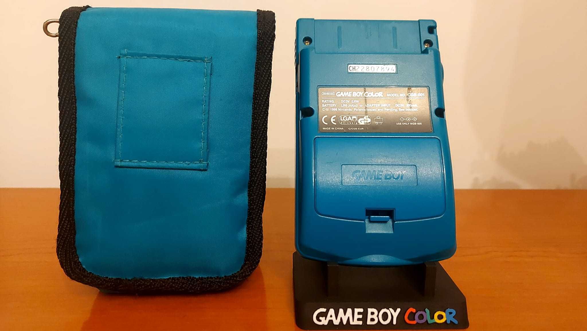 Conjunto Gameboy Color Com Bolsa + Cabo Link