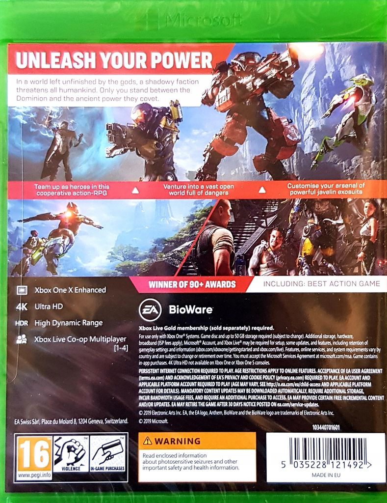 Anthem Napisy PL (Xbox ONE)
