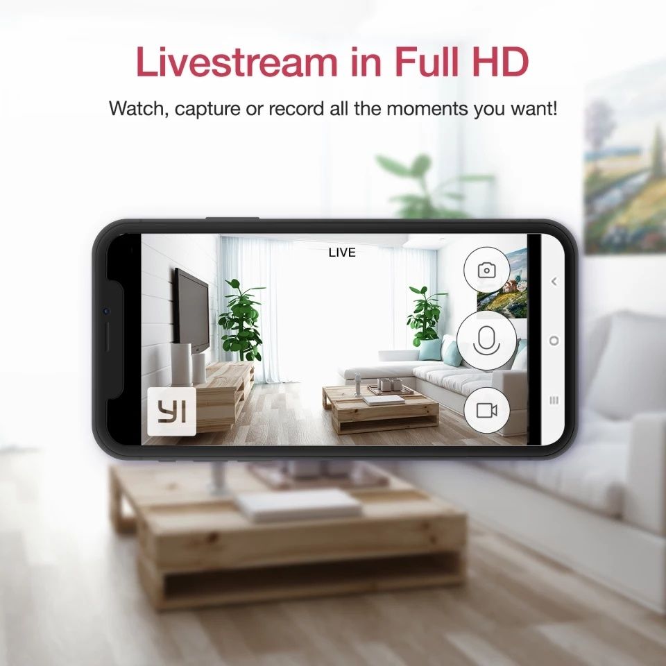 IP-камера видеонаблюдения Xiaomi YI 1080p Home White (Международная)