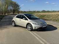 Honda Civic VIII UFO, Salon PL, GAZ, Executive, Szklany dach,240tyś km