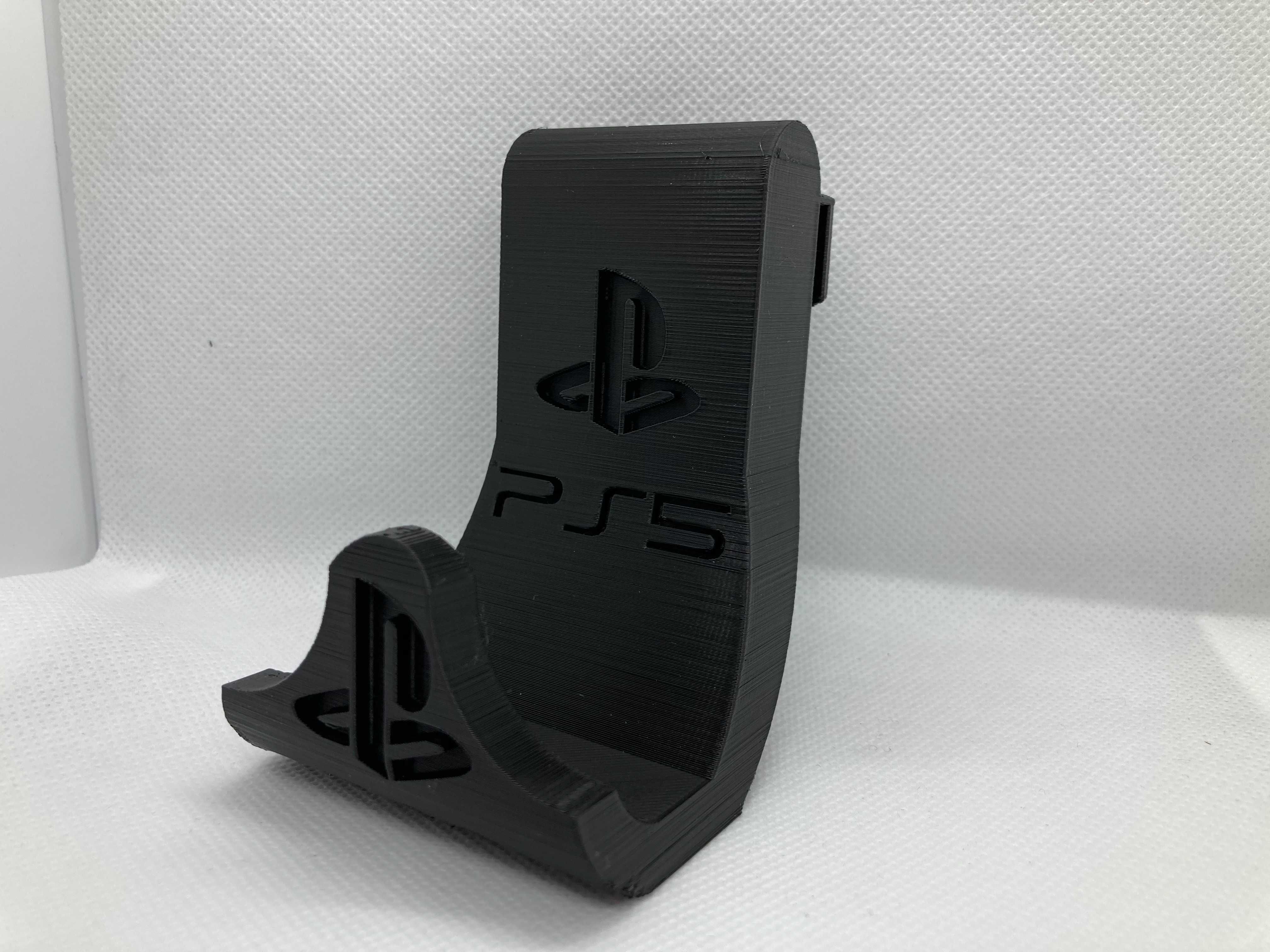 Zawieszka na pad PS5, druk 3D czarna, biała, niebieska