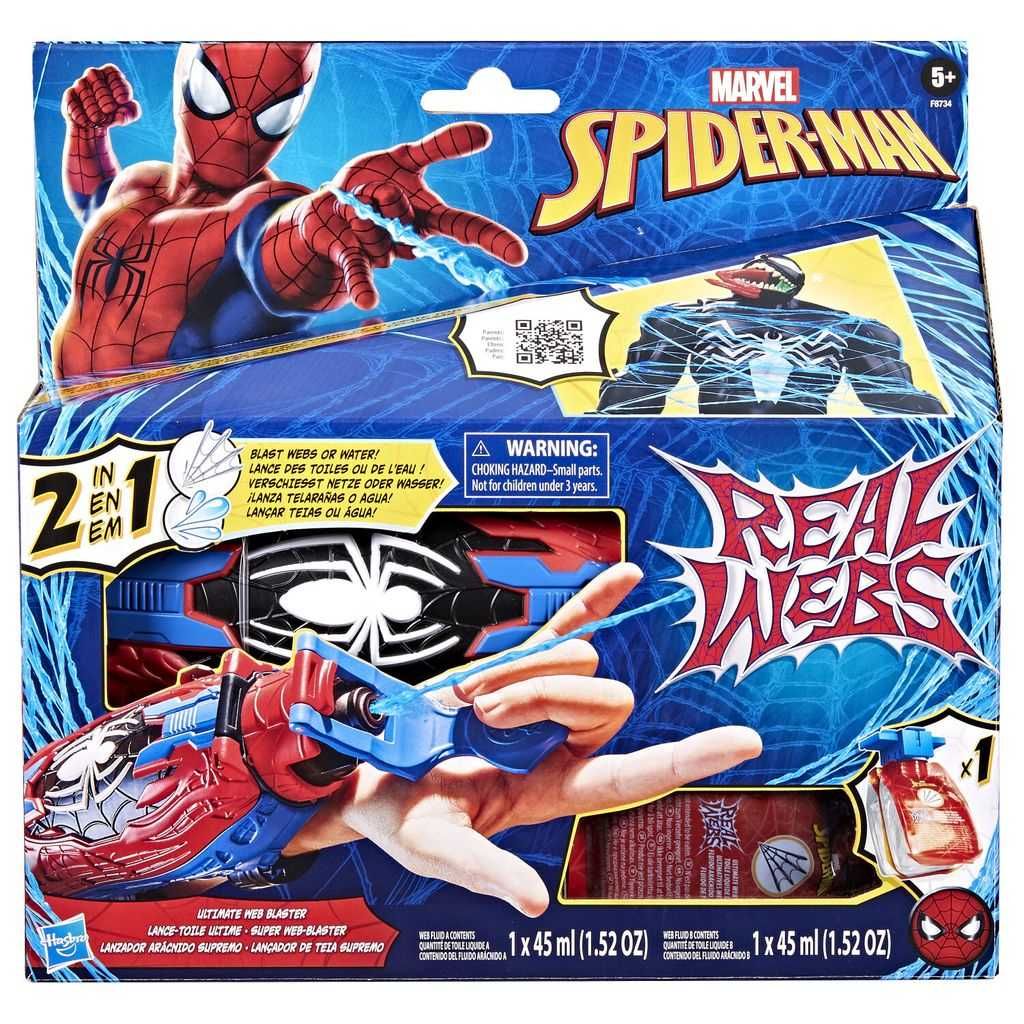 Spiderman Real Webs wyrzutnia sieci F8734