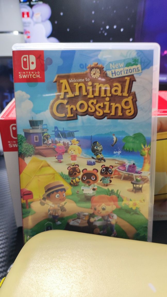 Nintendo switch lite + acessórios+ animal crossing