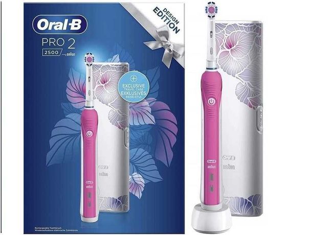 електрична зубна щітка Oral-B Pro 2 рожева