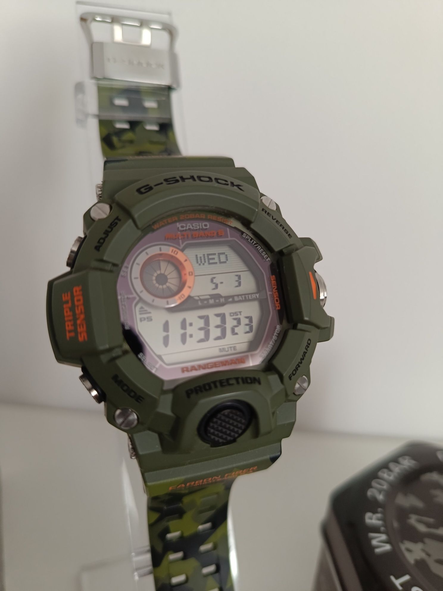 Zegarek Casio G-Shock GW-9400CMJ-3ER Rangeman: Man in Camouflage