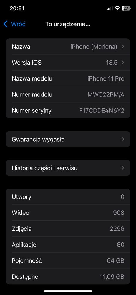 iPhone 11 Pro Tytan
