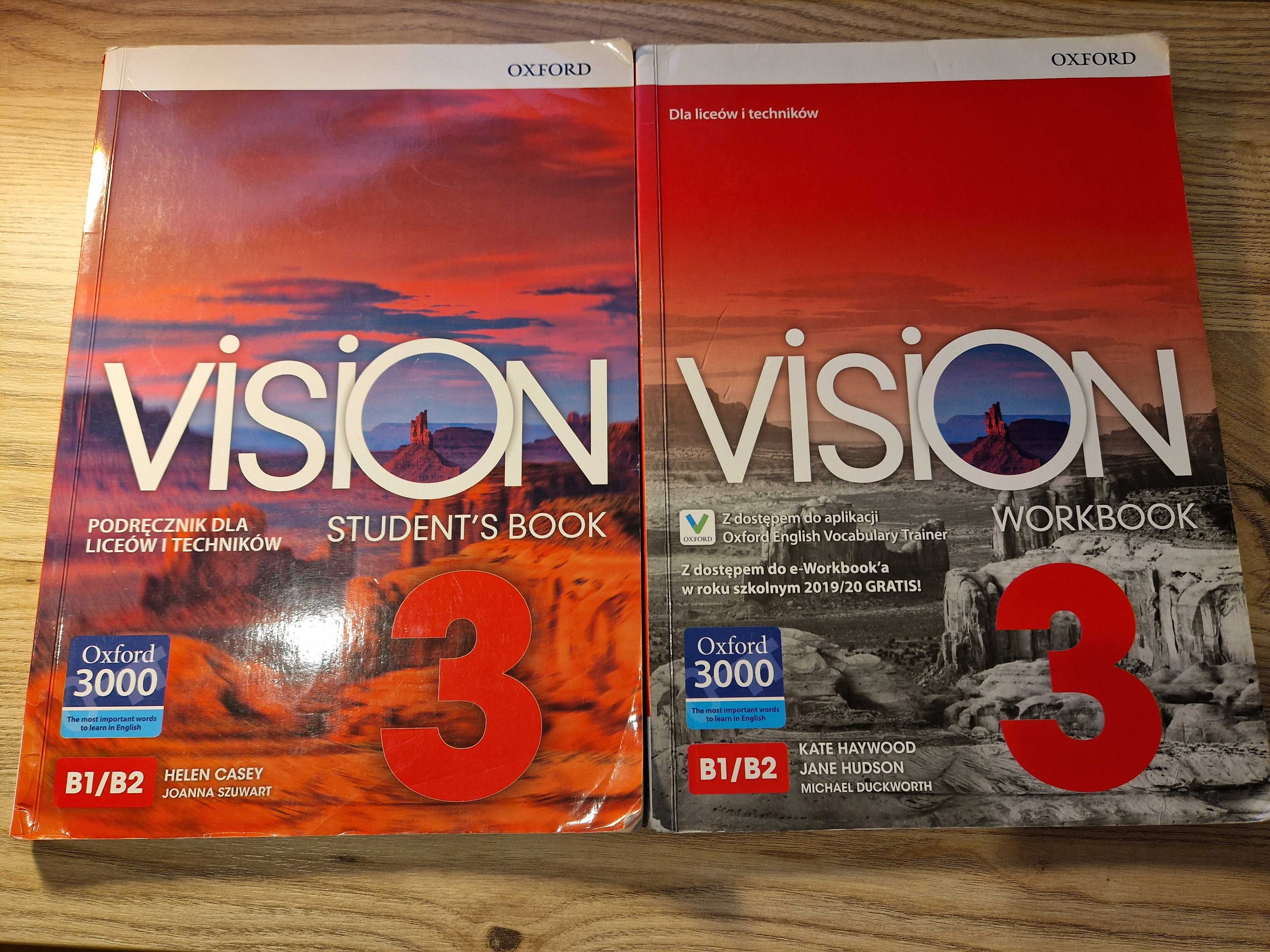 Vision 3. Student’s book & Workbook. B1/B2. Wydawnictwo OXFORD.