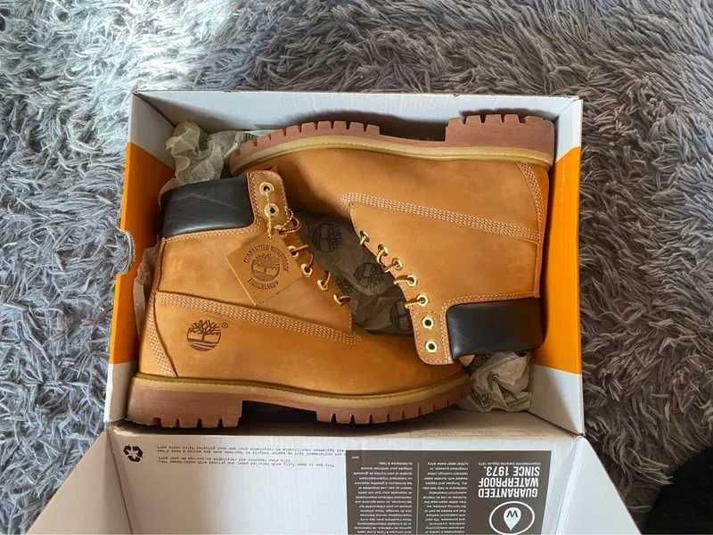 "Buty Trampki" Timberland 6 Premium Waterproof Boot Wheat_R.43