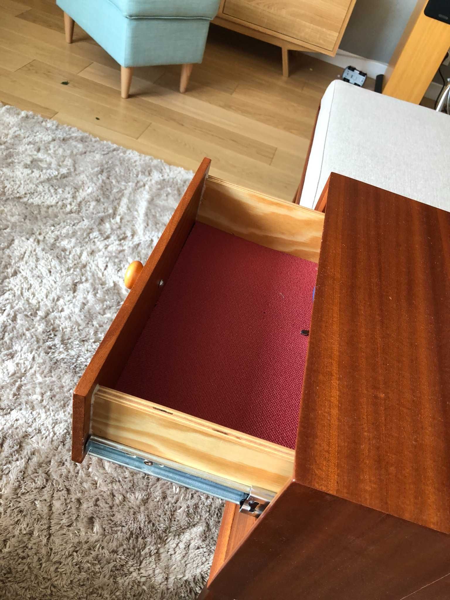 Drewniana szafka/ ławeczka do korytarza