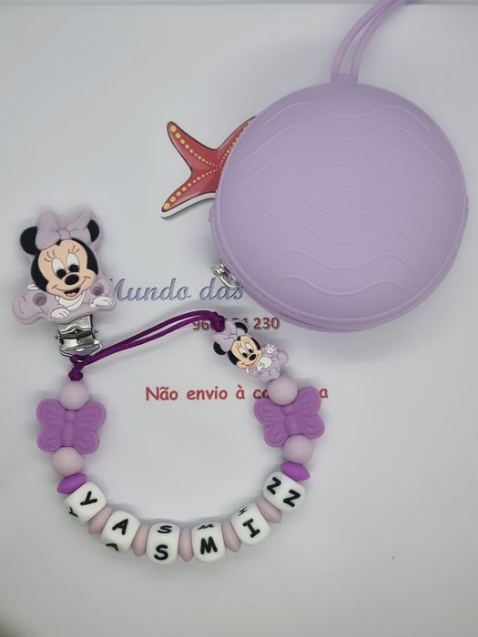 Prende xuxas silicone bebé chupeta