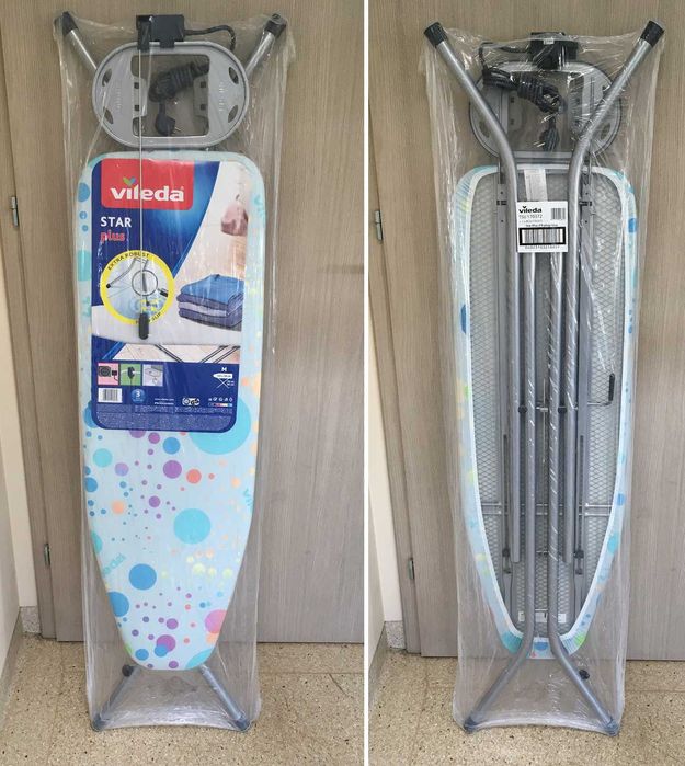 Deska do prasowania VILEDA Star Plus 120 x 38 cm z gniazdkiem Nowa