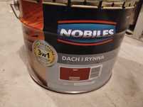 Nobiles farba dach i rynna 10 l czerwony tlenkowy .TANIO